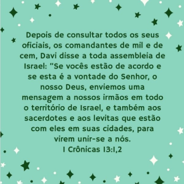 1 Crônicas 13:1-2