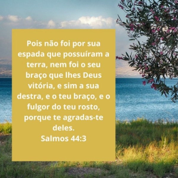 Salmos 44:3