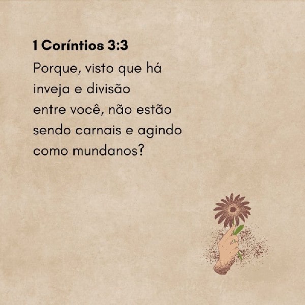 1 Coríntios 3:3