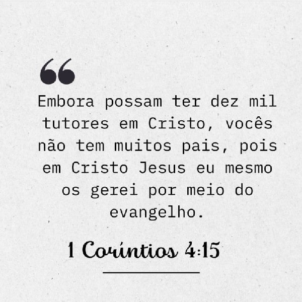 1 Coríntios 4:15