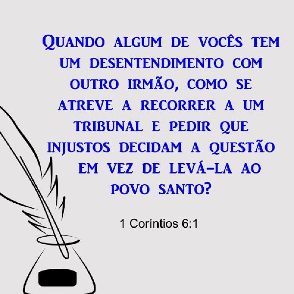 1 Coríntios 6:1