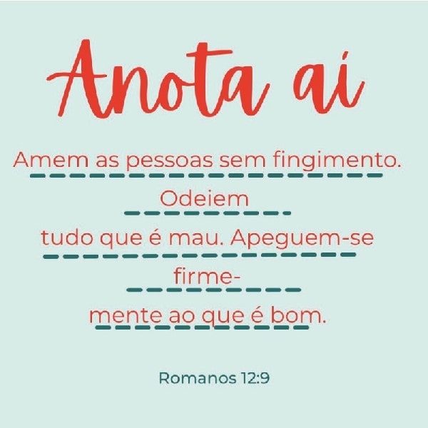 Romanos 12:9-10