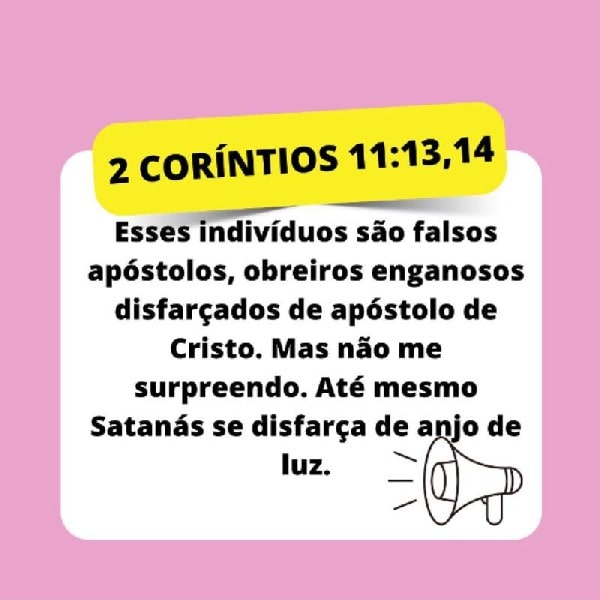 2 Coríntios 11:13-14